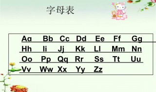 24个韵母表(24个韵母表是什么)