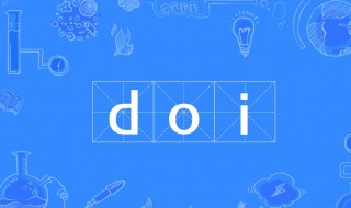 doi是什么意思(doi意思是什么)