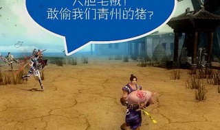御龙在天偷猪任务怎么做(御龙在天偷猪任务完成