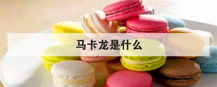马卡龙是什么