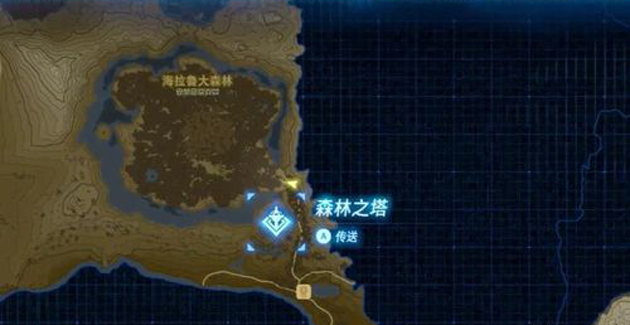塞尔达迷雾森林在哪