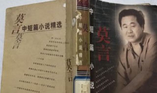 莫言的短篇小说哪些(莫言的短篇小说有什么)
