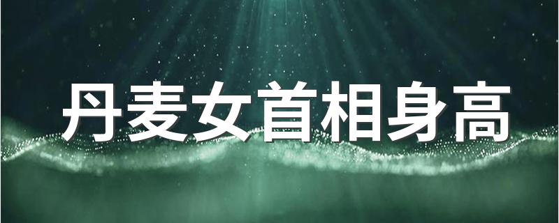 丹麦女首相施密特有多高_丹麦女首相身高