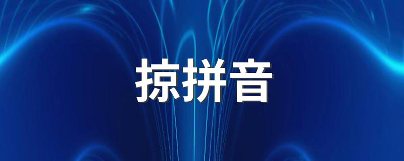 汉字掠拼音是什么_掠拼音
