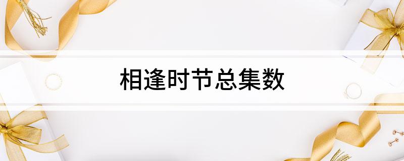 相逢时节总集数