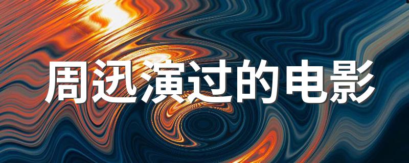 周迅个人简介_周迅演过的电影