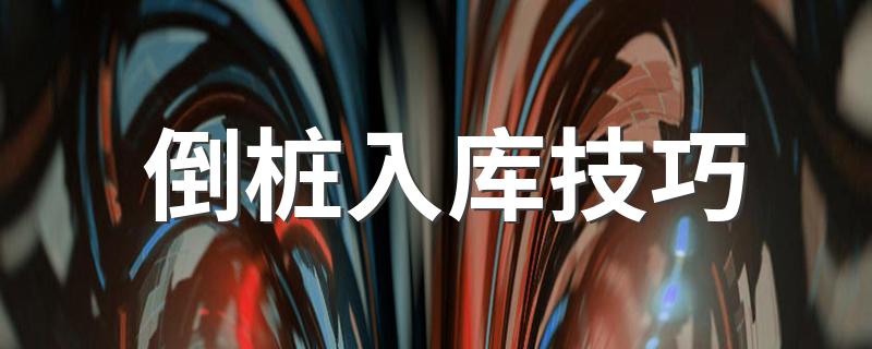 原来是这样倒车的_倒桩入库技巧