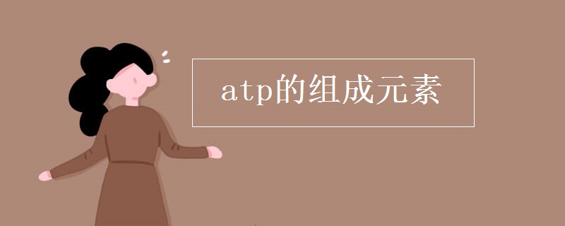 atp的组成元素