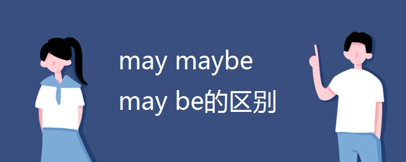 may maybe may be的区别