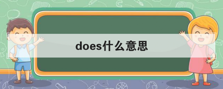 does什么意思