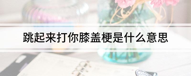 跳起来打你膝盖是什么梗