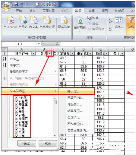 Excel怎么把想要的人筛选出来？Excel筛选的方法