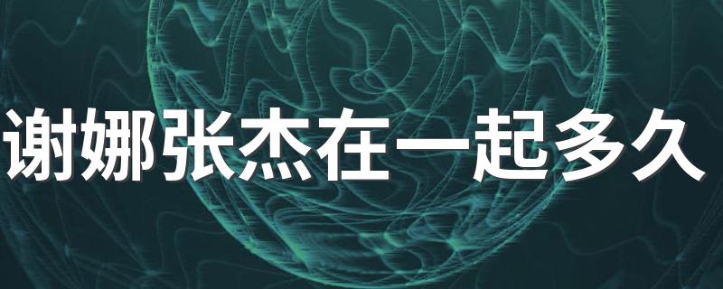 张杰谢娜结婚多久_谢娜张杰在一起多久