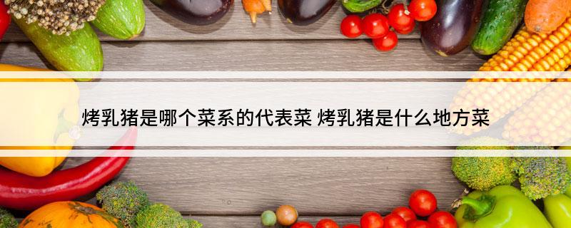 烤乳猪是哪个菜系的代表菜(烤乳猪是什么地方菜)