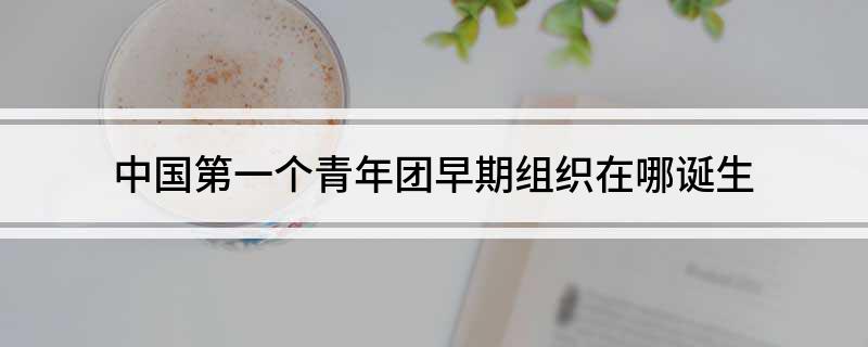 中国第一个青年团早期组织在哪诞生