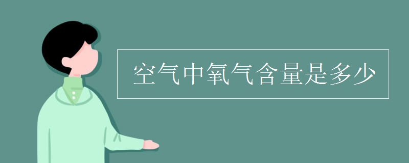 空气中氧气含量是多少