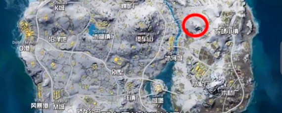 绝地求生雪地图空投洞在哪(雪地图空投洞位置_绝地求生)