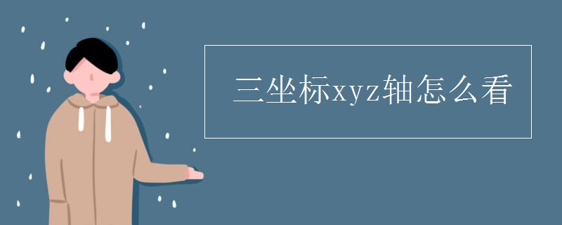 三坐标xyz轴怎么看