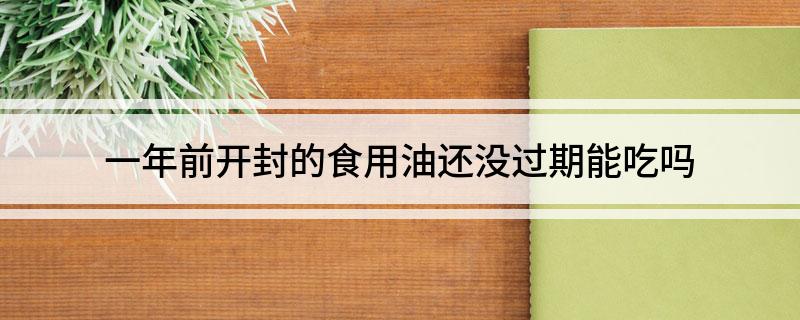 一年前开封的食用油还没过期能不能吃(一年前开封的食用油还没过期能吃吗)