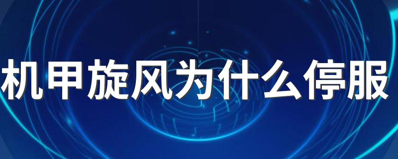 三大原因_机甲旋风为什么停服