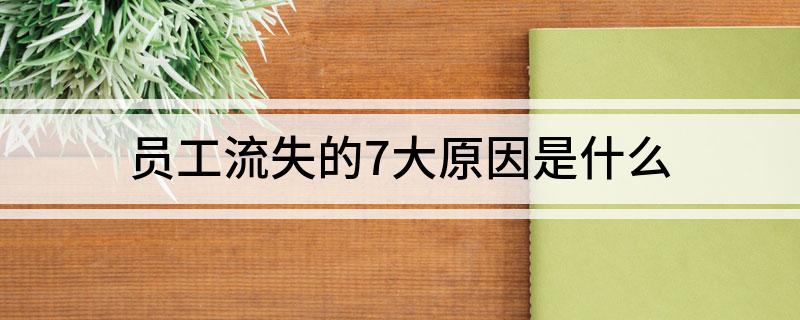 员工流失的7大原因(员工流失的7大原因是什么)