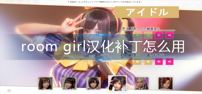 room girl汉化补丁怎么用(汉化补丁使用方法)