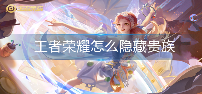 王者荣耀贵族隐藏操作方法