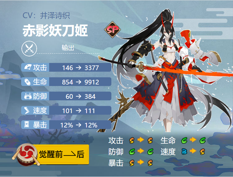 2022阴阳师赤影妖刀姬御魂搭配什么(SP式神赤影妖刀姬御魂搭配2022)