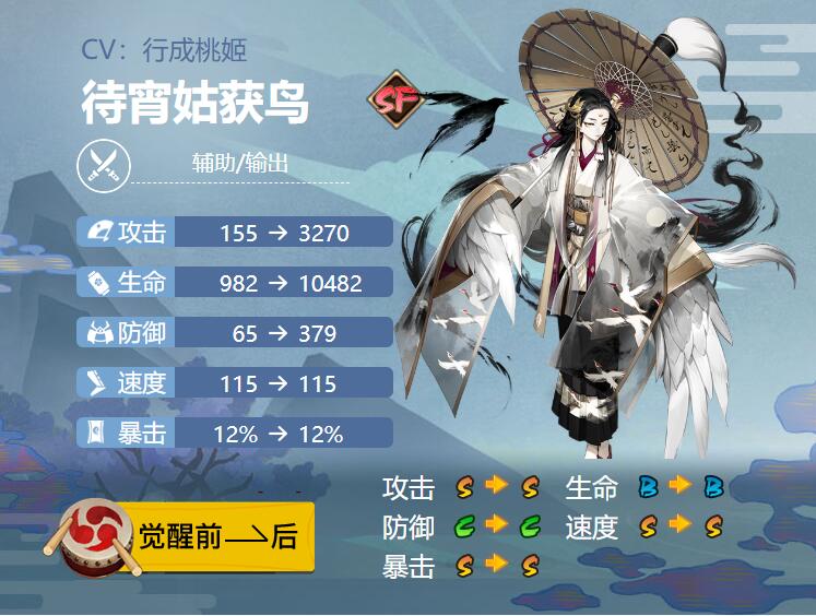 2022阴阳师待宵姑获鸟御魂搭配什么(SP式神待宵姑获鸟御魂搭配2022)