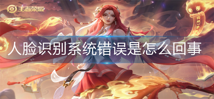 王者荣耀人脸识别系统错误解决办法