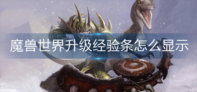 魔兽世界升级经验条怎么显示(升级经验条显示方法)