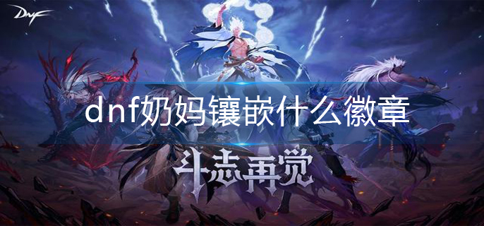 dnf奶妈镶嵌什么徽章(镶嵌徽章推荐)