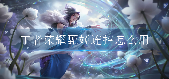王者荣耀甄姬连招怎么用(甄姬连招顺序)