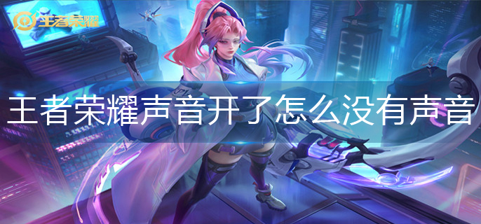 王者荣耀声音开了怎么没有声音(没有声音解决办法)