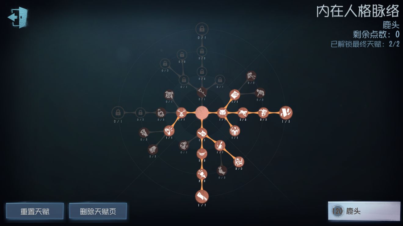 《第五人格》鹿头天赋加点推荐2021