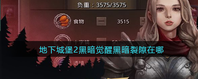 地下城堡2黑暗觉醒黑暗裂隙在哪(黑暗裂隙入口位置)
