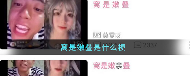 窝是嫩叠是什么梗