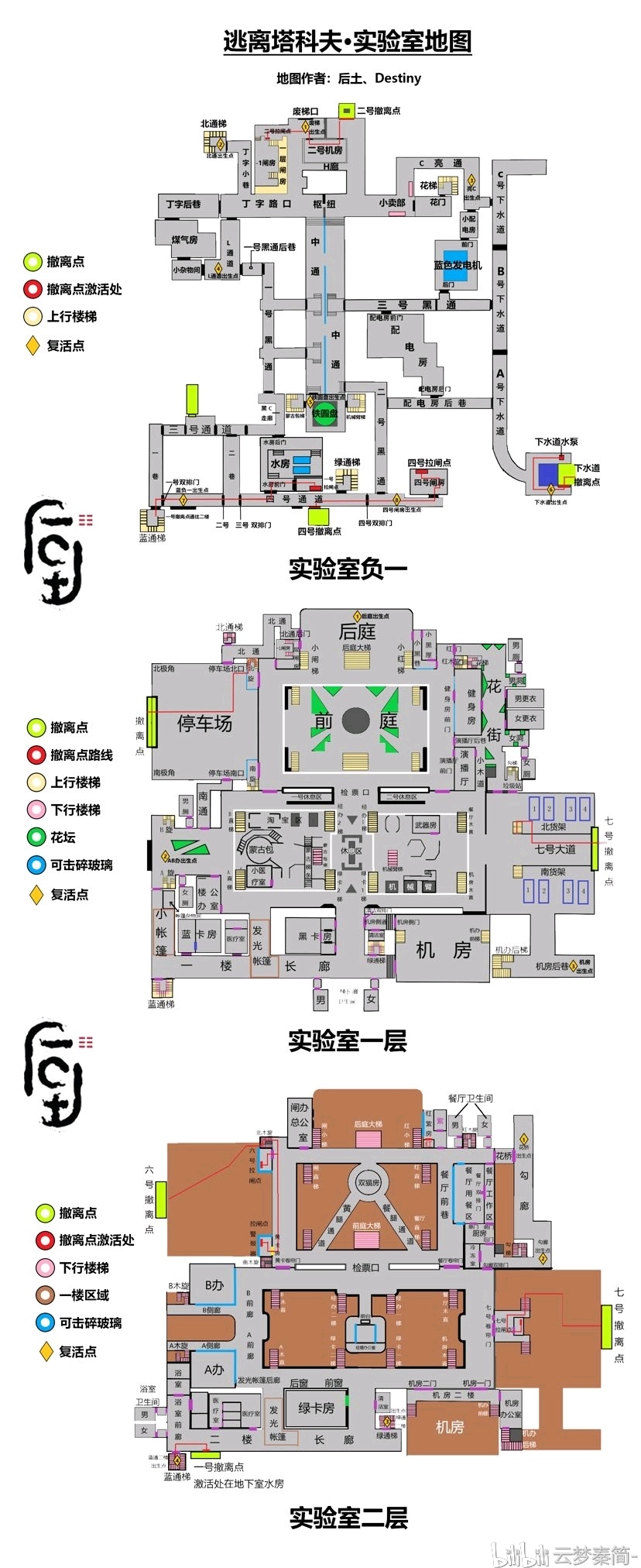 逃离塔科夫0.12.5实验室地图大全