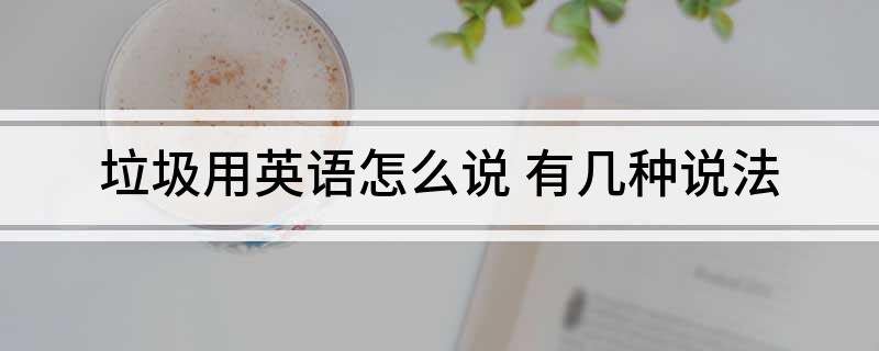 垃圾用英语怎么说(有几种说法)