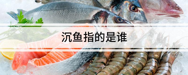 沉鱼指的是谁