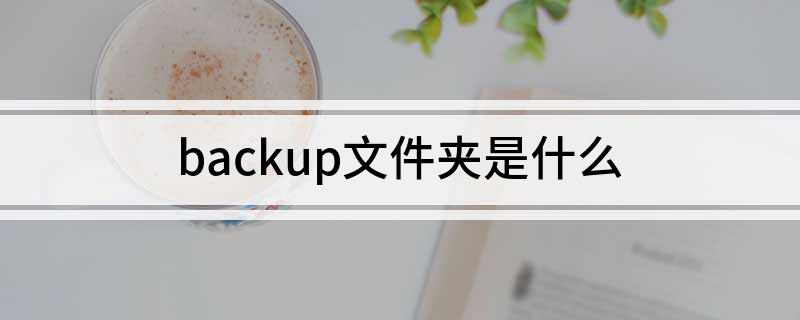backup文件夹是什么
