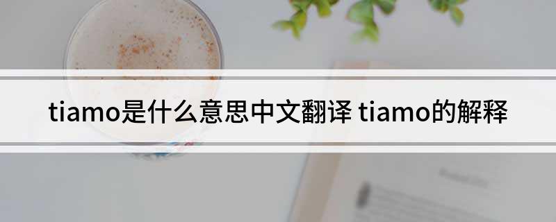 tiamo是什么意思中文翻译(tiamo的解释)