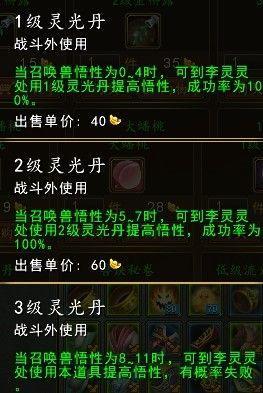 新手必读《创世西游》顶级召唤兽培养全教程