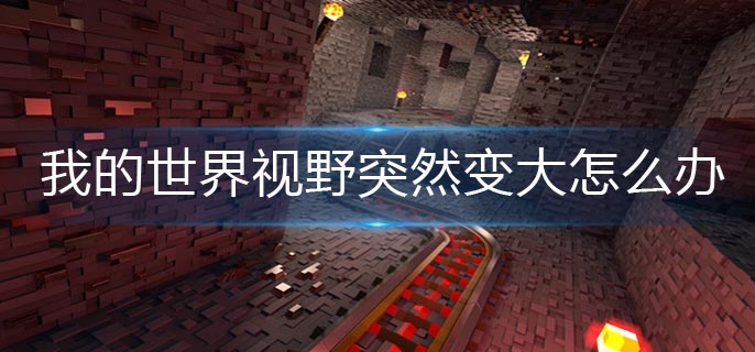 我的世界视野突然变大怎么办(视野突然变大解决办法)