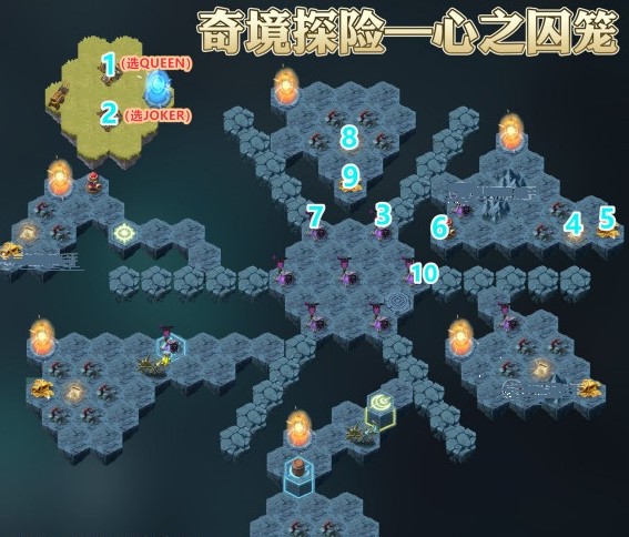 剑与远征心之囚笼怎么过-心之囚笼路线图