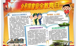 国家安全手抄报素材(国家安全手抄报内容)