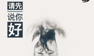 以后再遇见你请你先说你好什么歌(以后再遇见你请你先说你好出自哪里)