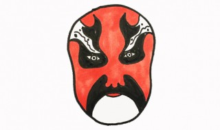 京剧脸谱怎么画(京剧脸谱简笔画教程)