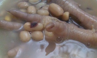 如何做花生眉豆煲鸡脚(花生眉豆煲鸡脚家常做法)