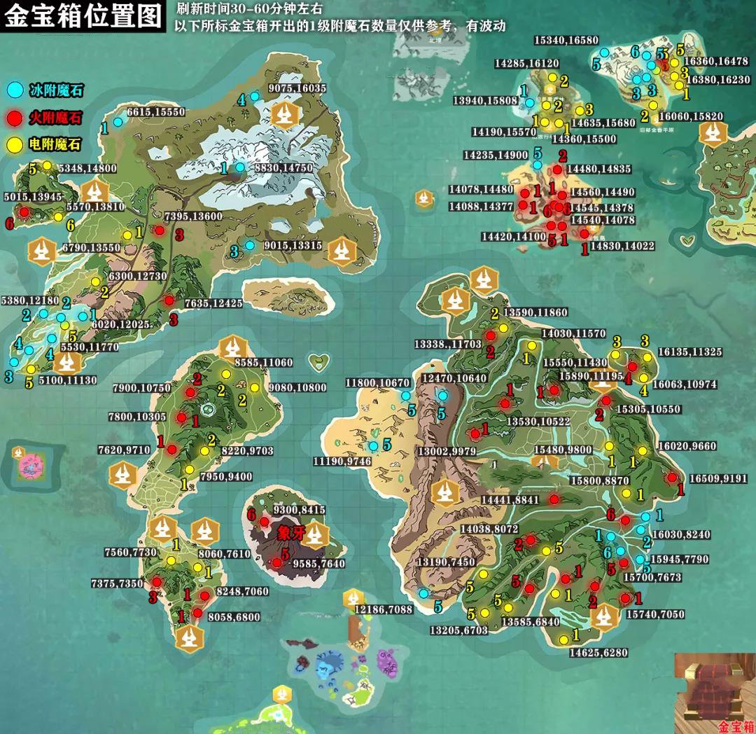 创造与魔法金宝箱在哪里-金宝箱位置2022